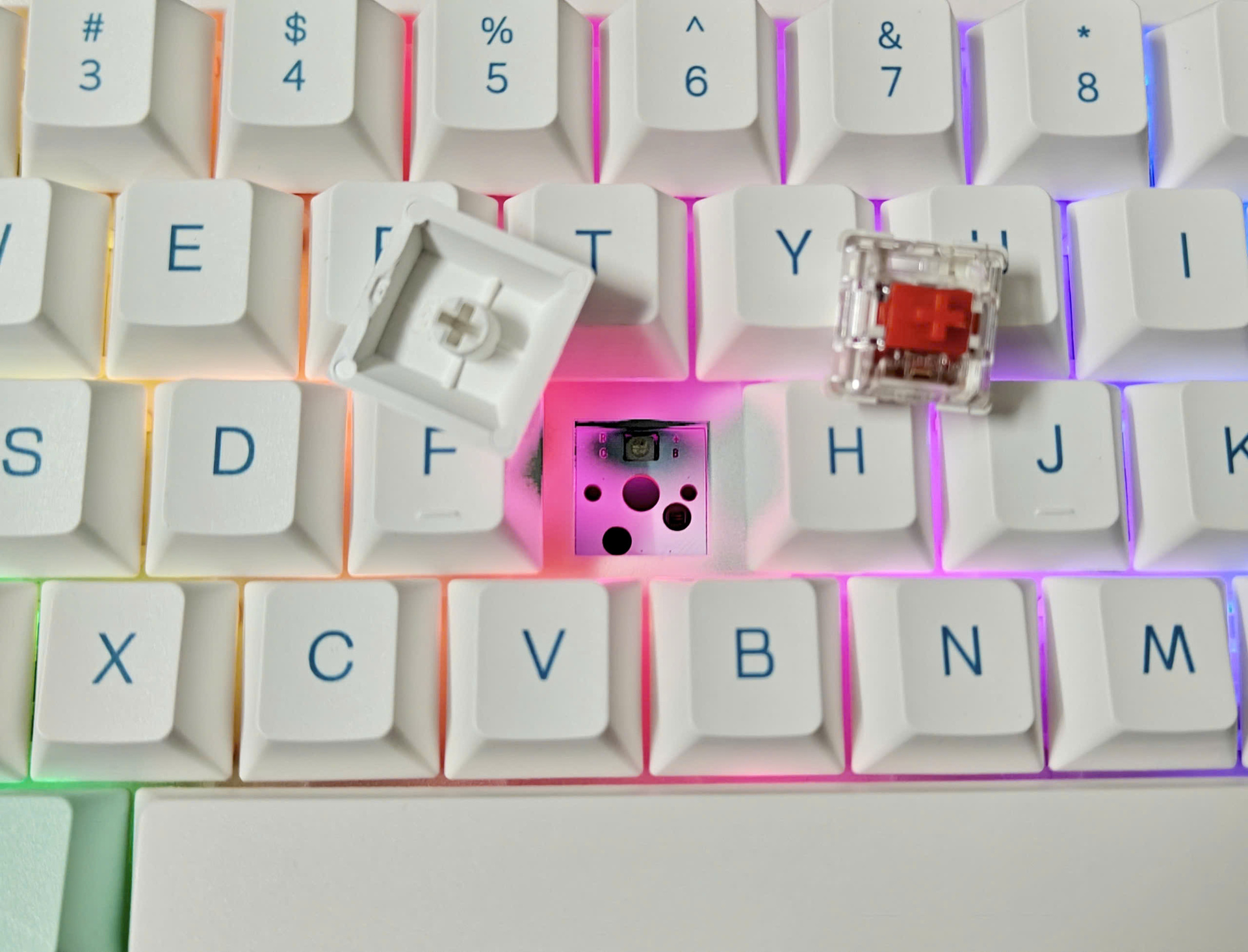 Bàn Phím Cơ Keycool Gz68 (3 Mode, Hotswap 5 Pin, RGB) - Vô Địch Tầm Giá | MKShop - Ảnh 9