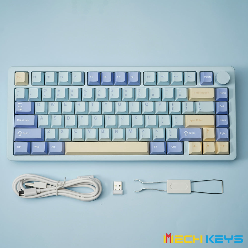Monka A75 Max - Bàn Phím Cơ 75% Cao Cấp, Nhôm CNC, 3 Chế Độ Kết Nối, QMK VIA | MKShop - Ảnh 11