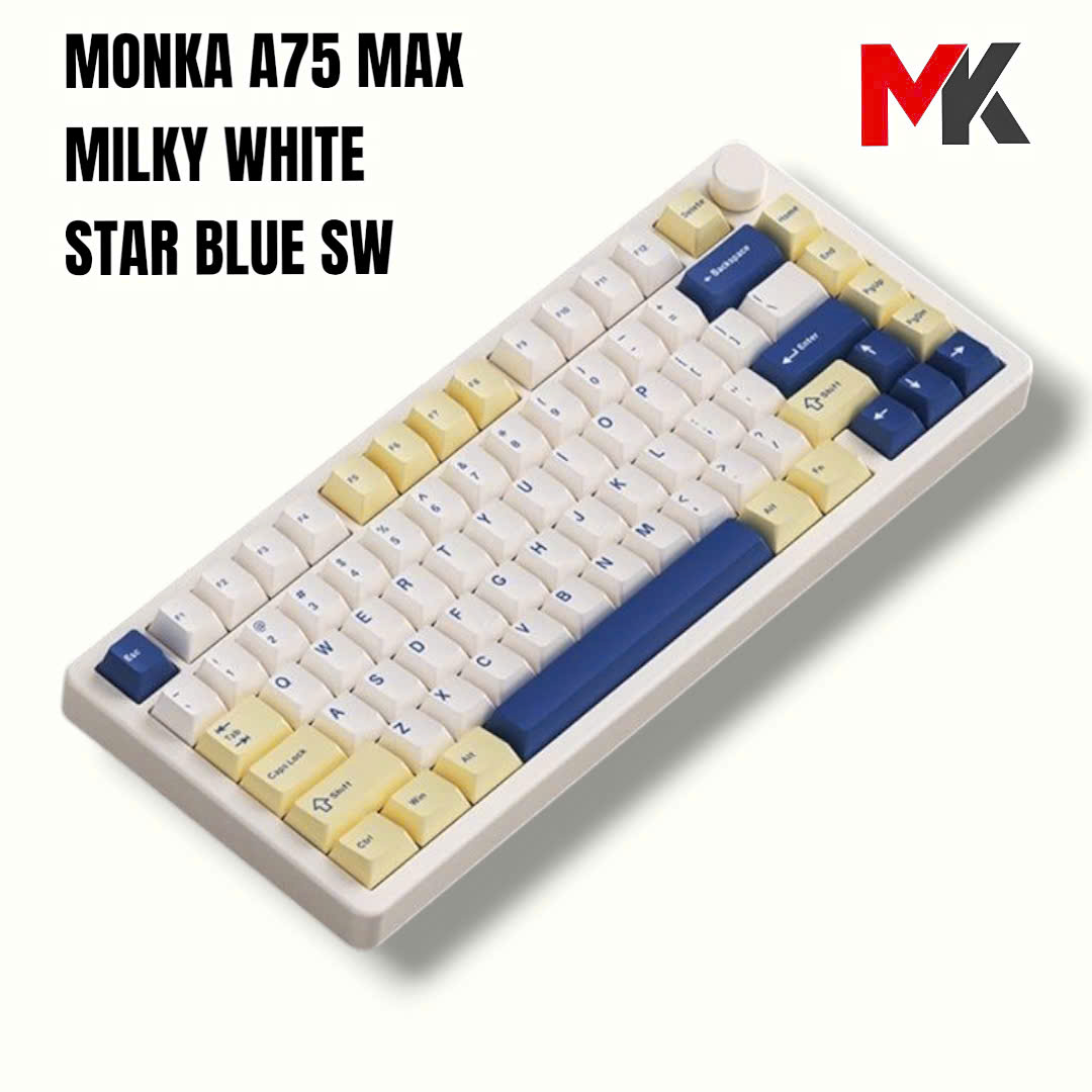 Monka A75 Max - Bàn Phím Cơ 75% Cao Cấp, Nhôm CNC, 3 Chế Độ Kết Nối, QMK VIA | MKShop - Ảnh 15