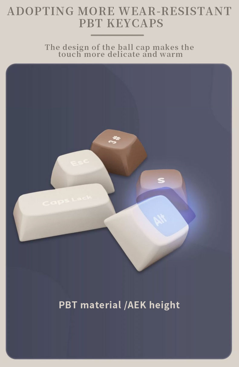 Bàn phím cơ không dây Royal Axe R68 - Hotswap 5 pin - 3 Mode kết nối - Led RGB nhiều chế độ, switch đã được pre-lube - Ảnh 8