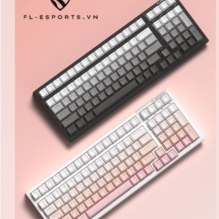 Bàn phím cơ không dây FL-Esports FL100 CPM Gradient Pink /White Olivia /Marshmallow - Hàng Chính Hãng - Ảnh 3