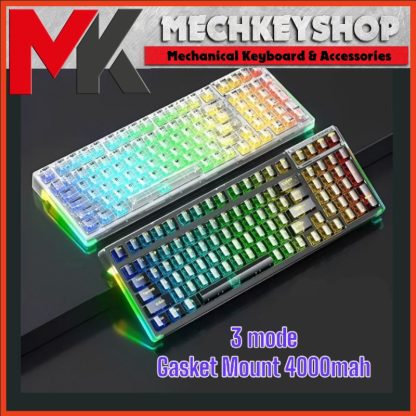Bàn Phím Cơ Aula F98 Pro - Màn Hình LED Tùy Chỉnh, LED RGB, 3 Chế Độ Kết Nối | MKShop