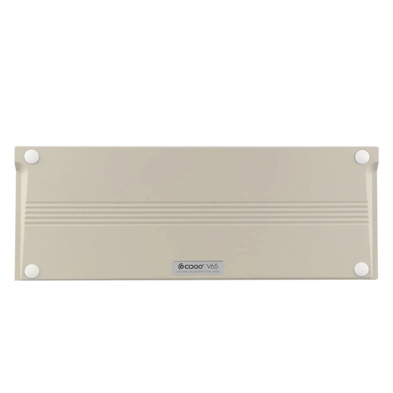 Bàn phím cơ Cidoo V65 Pro Dual Mode Mạch xuôi 5 Pin Cấu trúc Gasket Keymap phần mềm VIA Switch Cidoo Matt Grey - Ảnh 3