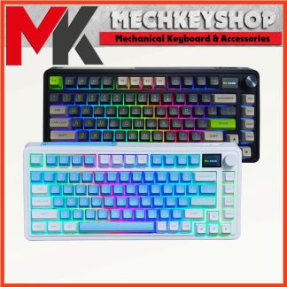 Bàn phím cơ không dây FL CMK75 màn hình LED, 3 mode kết nối, LED RGB, hotswap