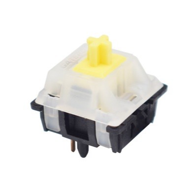 5 công tắc Switch Gateron KS3X47 - Gateron KS-3X47 Top Milky/Bot Đen - Nút bấm dùng cho bàn phím cơ - Ảnh 5