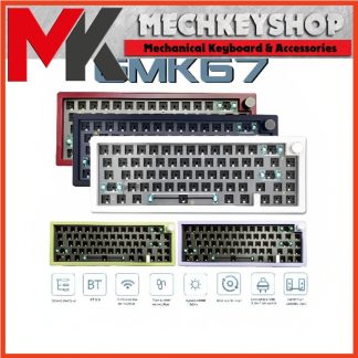 Kit bàn phím cơ GMK67 3 mode mạch xuôi gasket RGB hotswap