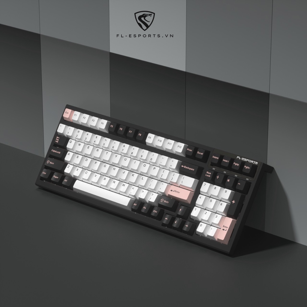 Bàn phím cơ không dây FL-Esports FL100 CPM Gradient Pink /White Olivia /Marshmallow - Hàng Chính Hãng - Ảnh 17