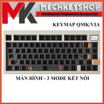 Kit Cidoo V75 Plus - Kit Bàn phím cơ Cidoo V75 Plus 3 mode, Màn Hình, Mạch Xuôi (Hàng Chính Hãng)