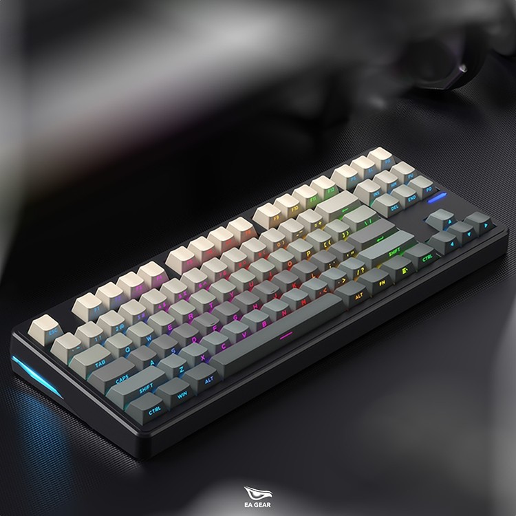 Bàn Phím Cơ Riccks RS8 LED Viền - 3 Chế Độ, Keymap Via, Hotswap RGB | MKShop - Ảnh 5