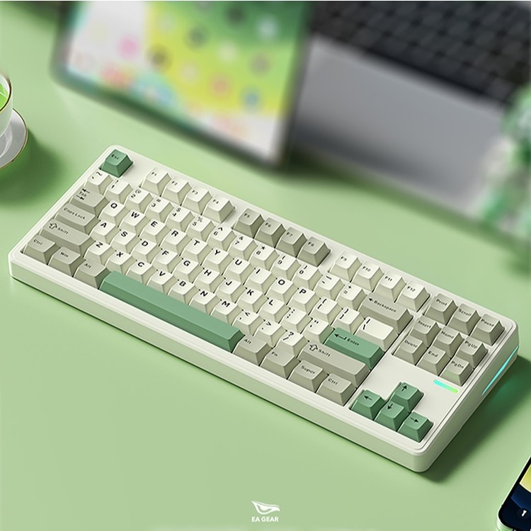 Bàn Phím Cơ Riccks RS8 LED Viền - 3 Chế Độ, Keymap Via, Hotswap RGB | MKShop - Ảnh 2