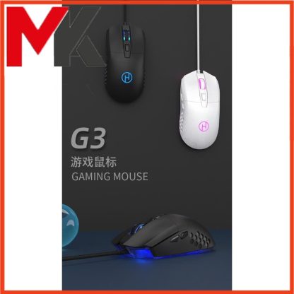 Chuột Gaming Black Snake G3 - 6400 DPI, 78G, Dây Dù | MKShop