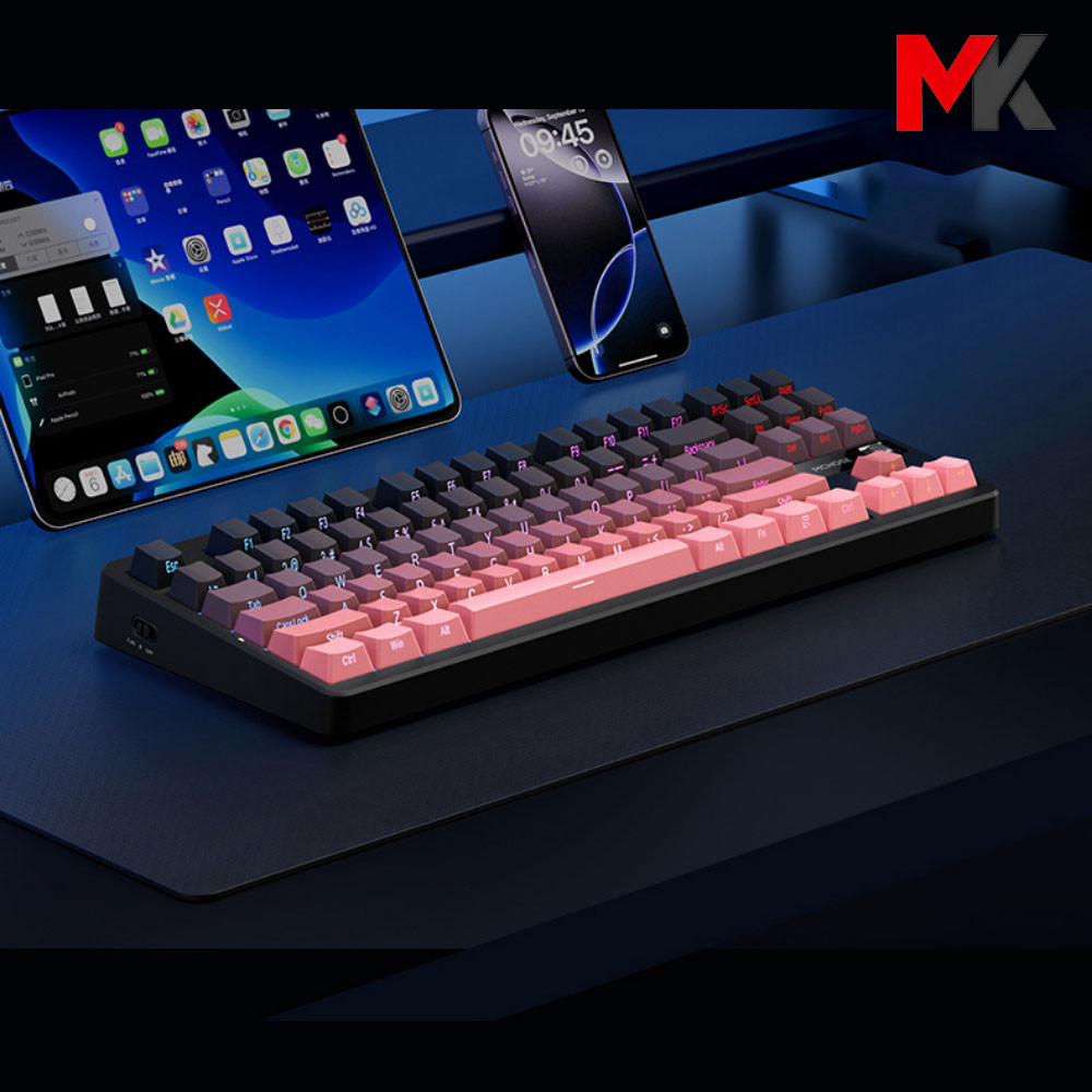 Bàn Phím Cơ Mchose G87 - TKL, 3 Chế Độ Kết Nối, LED RGB, Pin 10000mAh | MKShop - Ảnh 7
