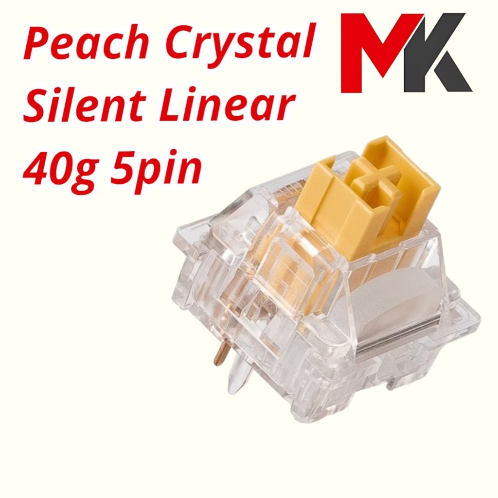 Switch Outemu Silent Lime Peach Crystal Gray White Yellow công tắc bàn phím Switch Silent yên tĩnh không tiếng MKSHOP - Ảnh 3