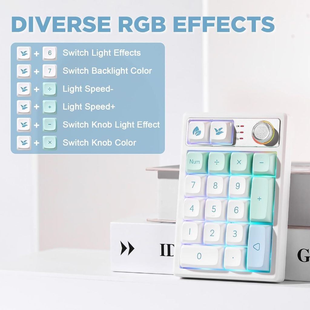 Bàn Phím Cơ Numpad Keycool K19 - 3 Chế Độ Kết Nối, RGB, Hotswap | MKShop - Ảnh 4