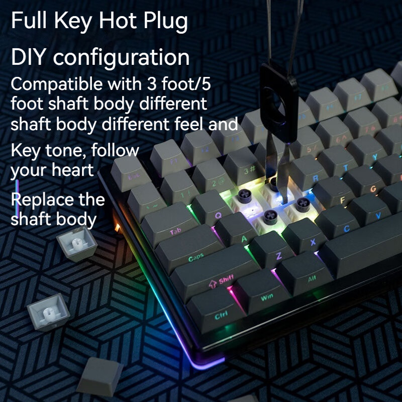 Bàn phím cơ Aula F98 Pro V2 NINJA - Silent switch - Ảnh 3