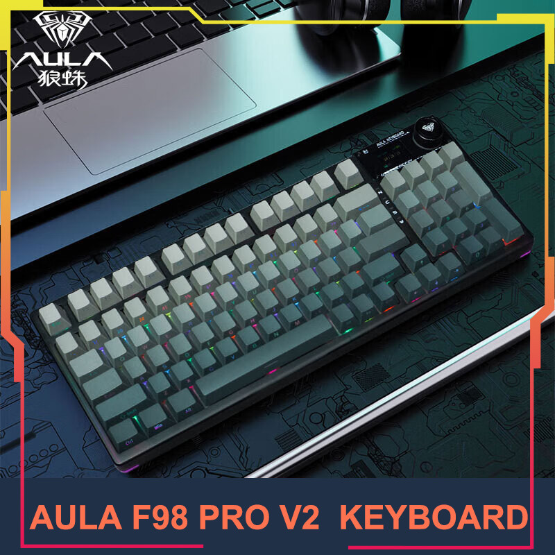 Bàn phím cơ Aula F98 Pro V2 NINJA - Silent switch - Ảnh 2