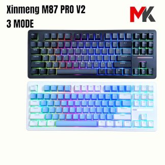Bàn Phím Cơ Xinmeng M87 Pro V2 - Gasket Mount, LED RGB, 3 Chế Độ Kết Nối | MKShop