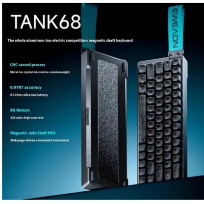 Bàn phím cơ Gaming Rapid Trigger Eweadn Tank68 8k vỏ nhôm