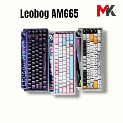 Leobog AMG65 - Bàn phím cơ 65% hai màn hình, switch Jasper, pin 8000mAh, kết nối 3 chế độ
