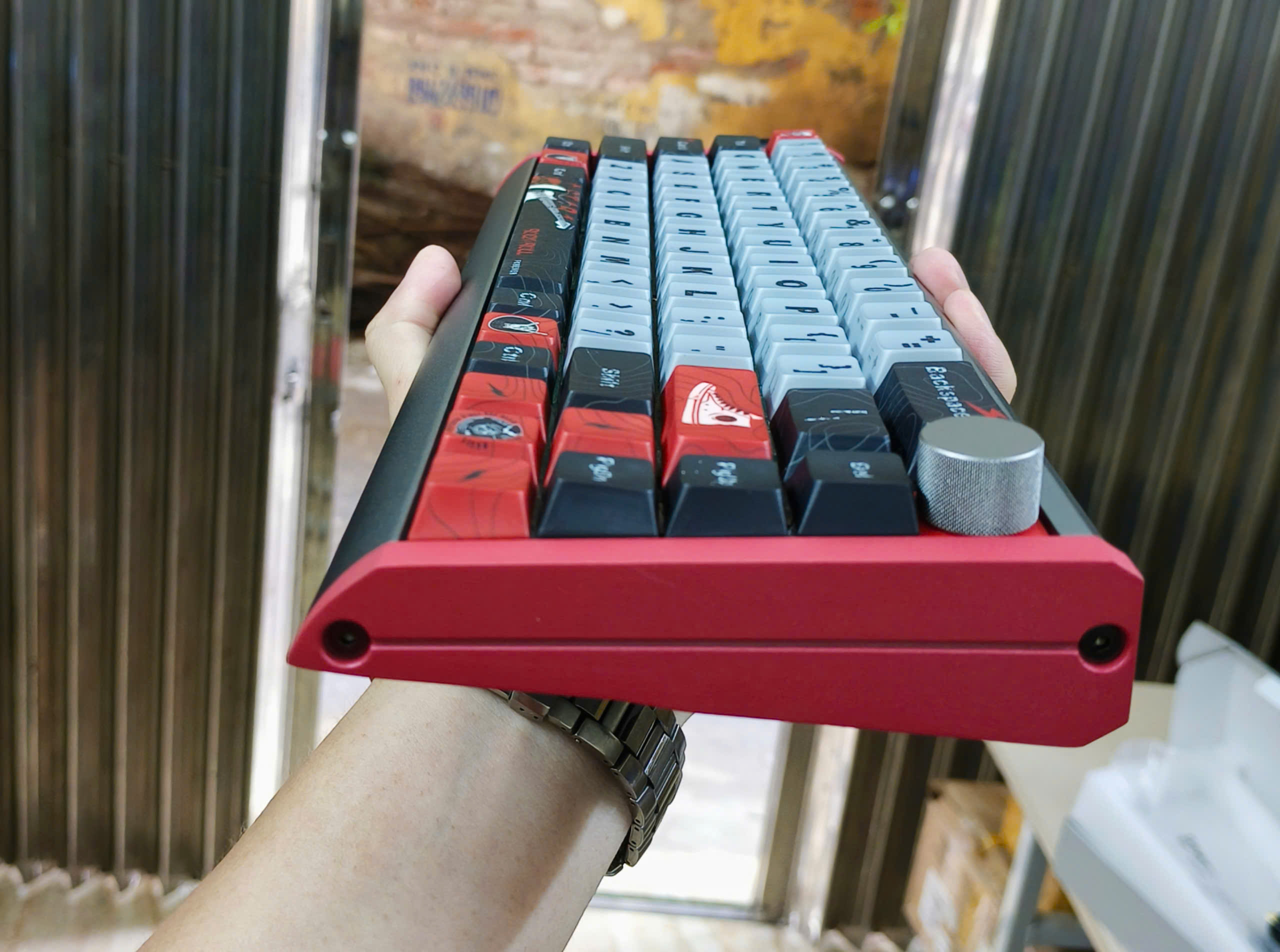 Bàn Phím Cơ Skyloong GK68HE Aluminum - Plateless Gasket, Switch Từ Tính, 8K Polling | MKShop - Ảnh 9