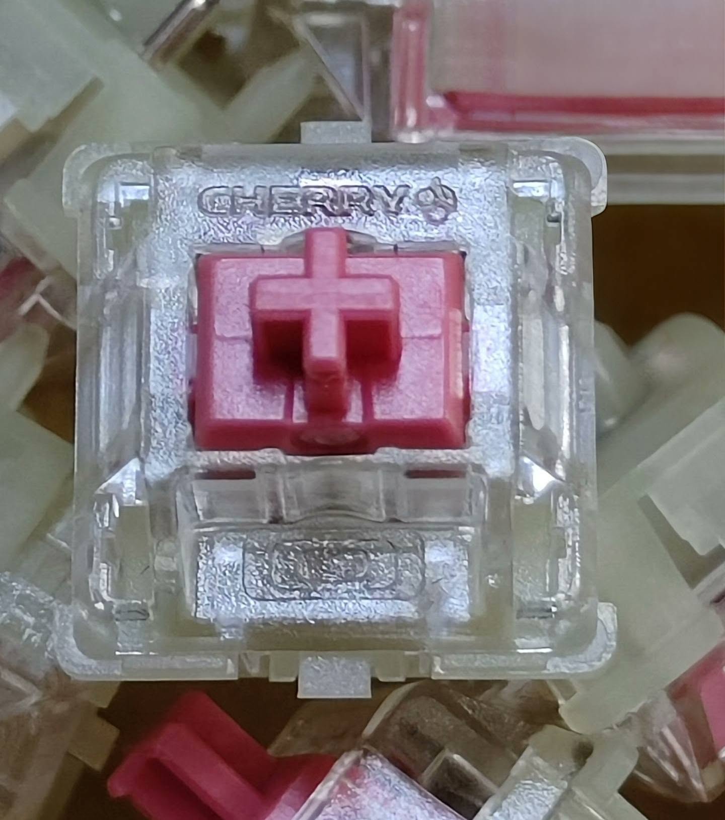 Switch Cherry MX RGB Silent Red (Mới 100%) - 5 Pin, Vỏ Trong Suốt | MKShop - Ảnh 2