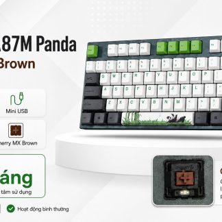Bàn Phím Cơ Varmilo VA87M Panda (Cũ) - TKL, Switch Cherry Brown | MKShop