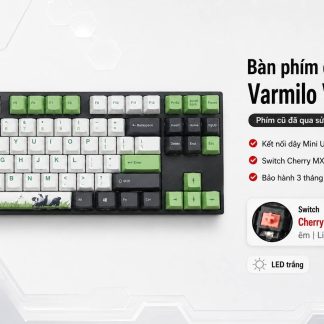 Bàn Phím Cơ Varmilo VA87M Panda (Cũ) - TKL, Switch Cherry Silent Red | MKShop