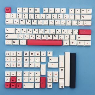 Bộ nút keycap XDA PINK RUSSIA 121 nút PBT dyesub