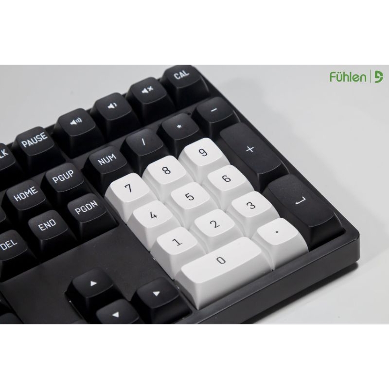 Bộ nút Keycap Fuhlen Panda PBT Double shot CSA Profile - Ảnh 4