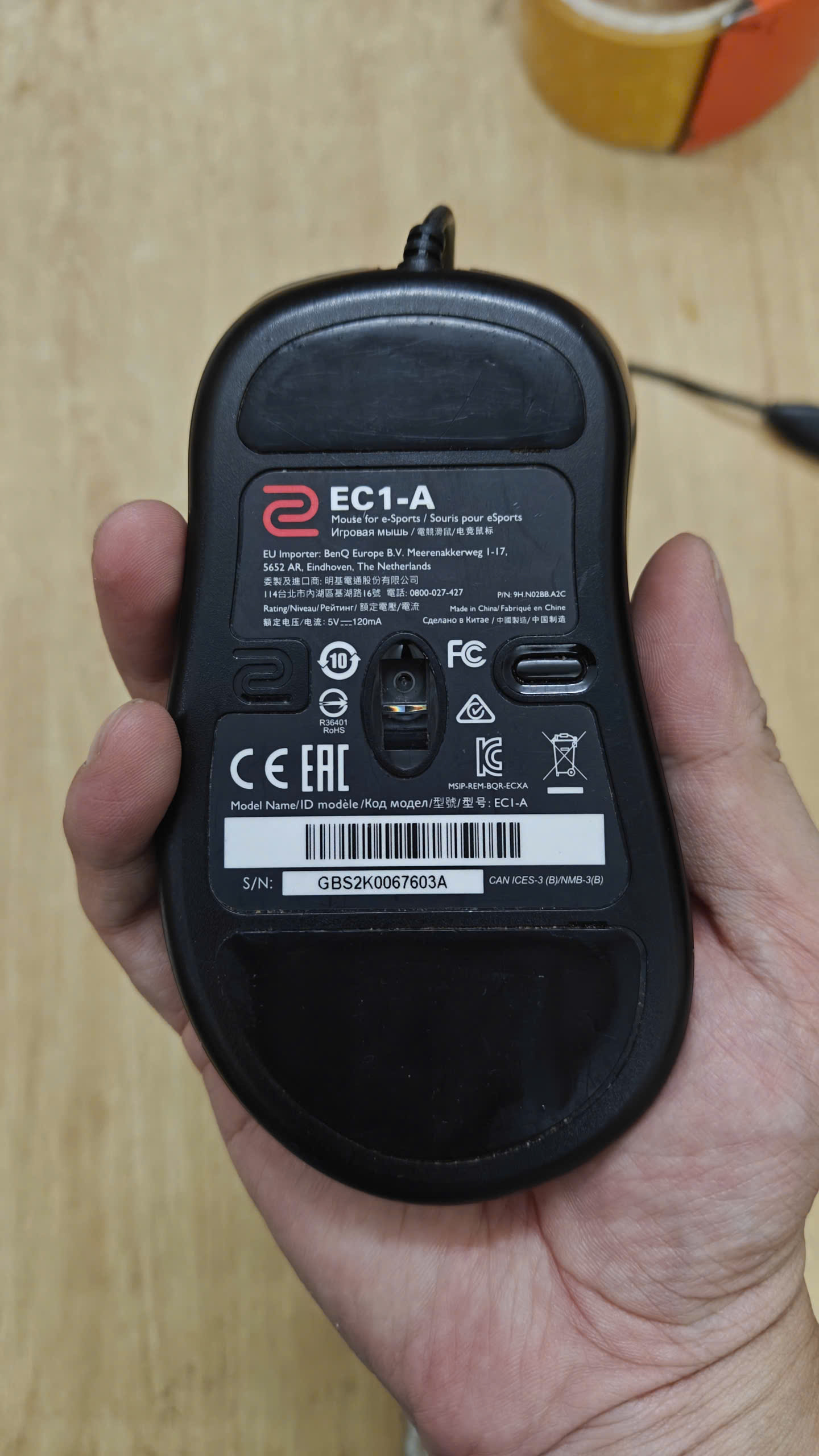 Chuột game Zowie EC1-A - Chuột cũ đã qua sử dụng - MKShop - Ảnh 5