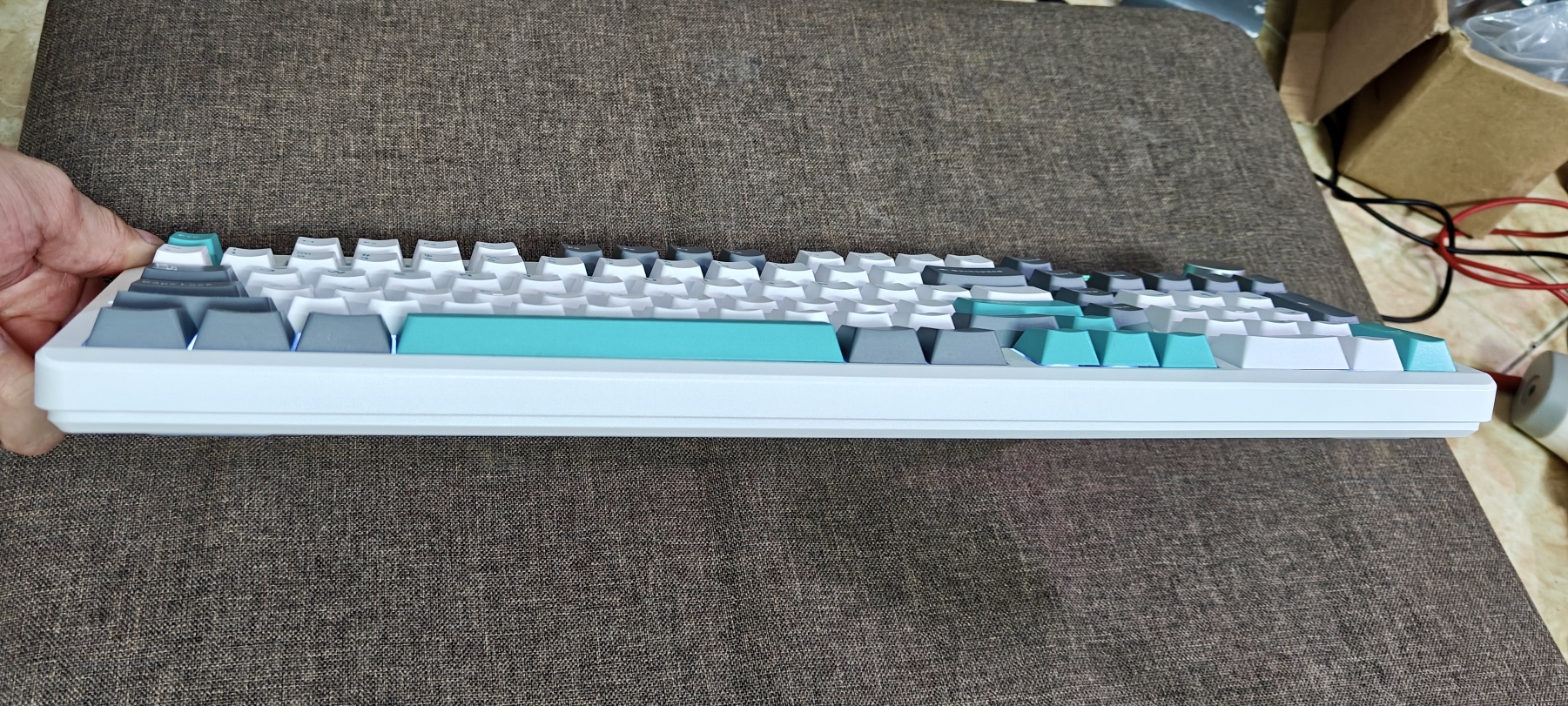 Bàn Phím Cơ Lingbao K98 Pro (Cũ 97%) - Màn Hình, Núm Xoay, Pin 10K | MKShop 17 mkshop 88034160 07