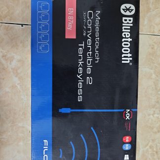 Hộp bàn phím Filco Majestouch Convertible 2 TKL màu đen viền xanh logo Bluetooth và Cherry MX