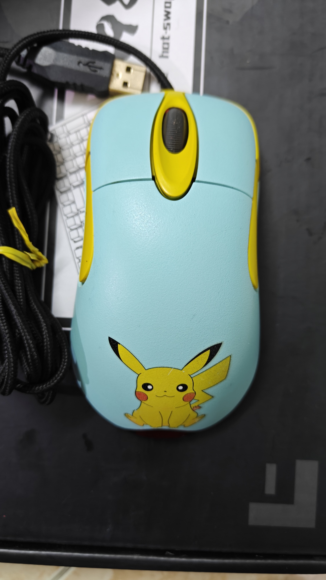 Chuột Gaming Microsoft IntelliMouse Optical 1.1A (Cũ) - Custom Pikachu, Đã Thay Click | MKShop 1 Chuột Gaming Microsoft IntelliMouse Optical 1.1A (Cũ) - Custom Pikachu, Đã Thay Click | MKShop